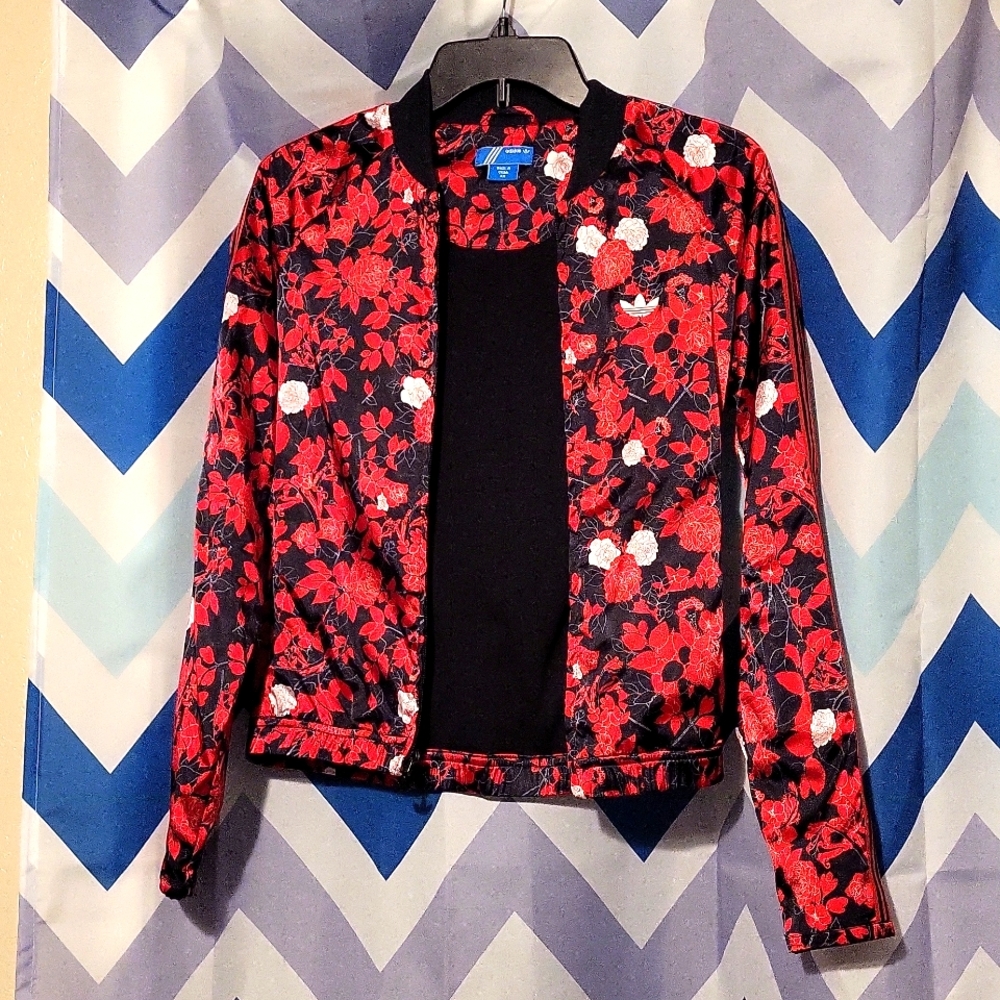 Adidas satin jacket